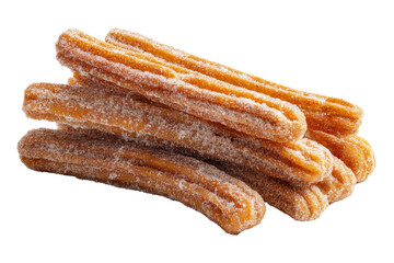 Festive churro dessert close-up