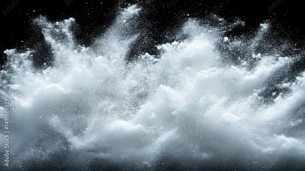 Aufkleber white cloud floating gracefully in the air with motion blur creating a soft and ethereal atmosphere 