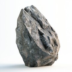 Fototapeta premium Natural Stone Rock in Isolated Background for Textures and Designs