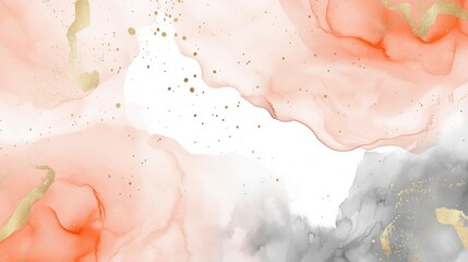 Abstract peach gold and grey marble texture design for book or brochure cover, poster, wallpaper background