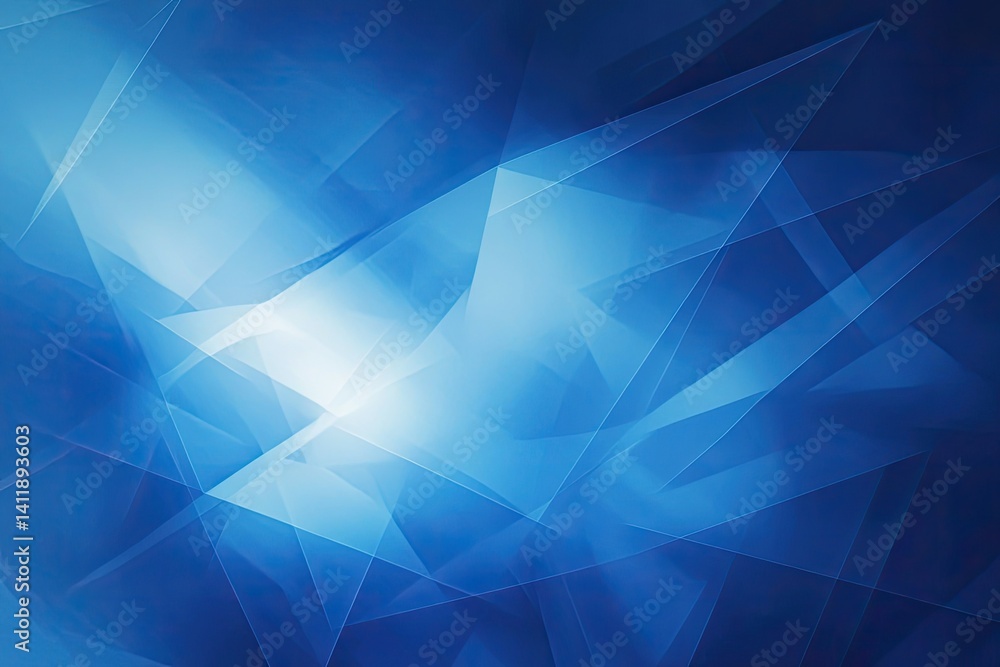 Poster abstract background light blue geometric shapes with lines and gradients