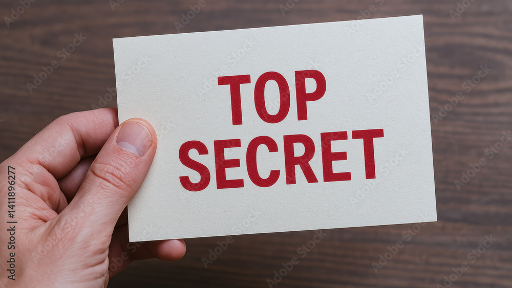 Poster stop corruption with this top secret message that emphasizes importance of transparency and accounta