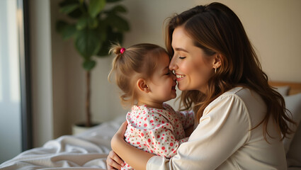 Elegant photo stock image capturing a refined Mothers Day family portrait with artistic framing and engaging natural lighting to showcase heartfelt celebrations in  Photo Stock  Concept  and empty spa