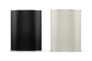 Paint Tin Mockup 3D Rendering Isolated Background