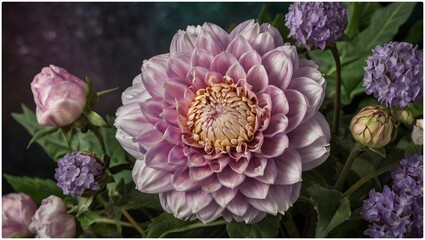 purple and yellow flower