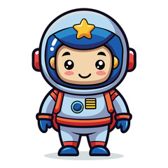 Cute astronaut character