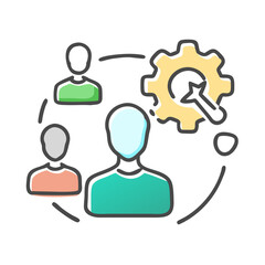 workshop participant icon, workshop participant vector illustration-simple illustration of workshop participant, perfect for workshop participant logos and icons