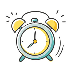 alarm clock with light beam icon, alarm clock with light beam vector illustration-simple illustration of alarm clock with light beam, perfect for alarm clock with light beam logos and icons