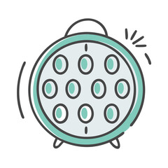 binary clock icon, binary clock vector illustration-simple illustration of binary clock, perfect for binary clock logos and icons