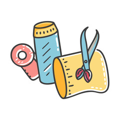 craft materials icon, craft materials vector illustration-simple illustration of craft materials, perfect for craft materials logos and icons