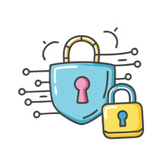 cybersecurity icon, cybersecurity vector illustration-simple illustration of cybersecurity, perfect for cybersecurity logos and icons