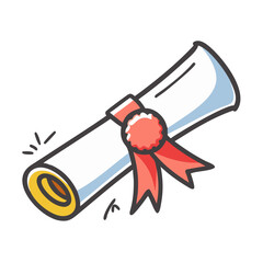 diploma icon, diploma vector illustration-simple illustration of diploma, perfect for diploma logos and icons