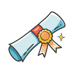 diploma icon, diploma vector illustration-simple illustration of diploma, perfect for diploma logos and icons