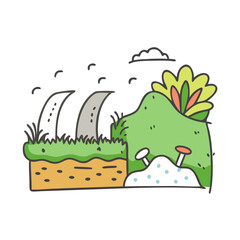 landscaping icon, landscaping vector illustration-simple illustration of landscaping, perfect for landscaping logos and icons