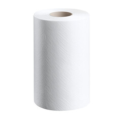 White paper towel roll kitchen clean isolated on transparent background