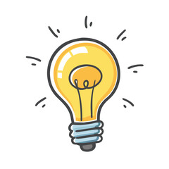 light bulb idea generation icon, light bulb idea generation vector illustration-simple illustration of light bulb idea generation, perfect for light bulb idea generation logos and icons