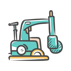 machinery icon, machinery vector illustration-simple illustration of machinery, perfect for machinery logos and icons