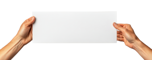 Blank white paper sheet or document on a clean simple studio backdrop ready for branding advertising marketing or graphic design mockup and presentation