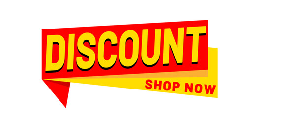 discount banner, shop now button. This eye-catching 