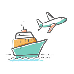 shipping icon, shipping vector illustration-simple illustration of shipping, perfect for shipping logos and icons