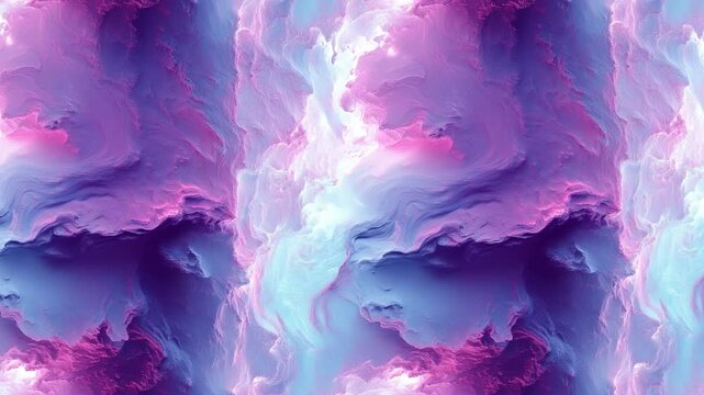 Abstract Pink Purple Cloudscape Loop Background