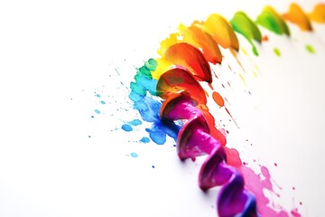 genomic medicine, visuals of how genomics is used in medical applications, colorful and engaging, clean design, no text, white