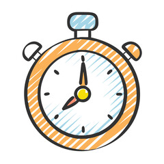 stopwatch icon, stopwatch vector illustration-simple illustration of stopwatch, perfect for stopwatch logos and icons