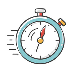 stopwatch with speed lines icon, stopwatch with speed lines vector illustration-simple illustration of stopwatch with speed lines, perfect for stopwatch with speed lines logos and icons