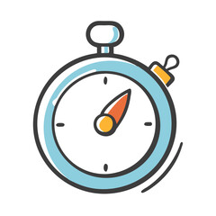 timer icon, timer vector illustration-simple illustration of timer, perfect for timer logos and icons
