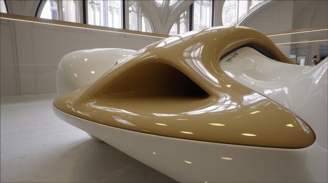 Golden surface, smooth and reflective, subtle highlights, minimalist approach - metal background soft