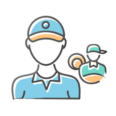trainer icon, trainer vector illustration-simple illustration of trainer, perfect for trainer logos and icons