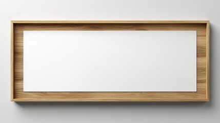 Obraz premium A blank rectangular picture frame isolate-1 - Decoration frame Style Object Office