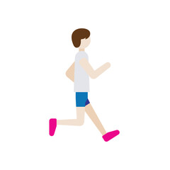 Fototapeta premium Run Illustration