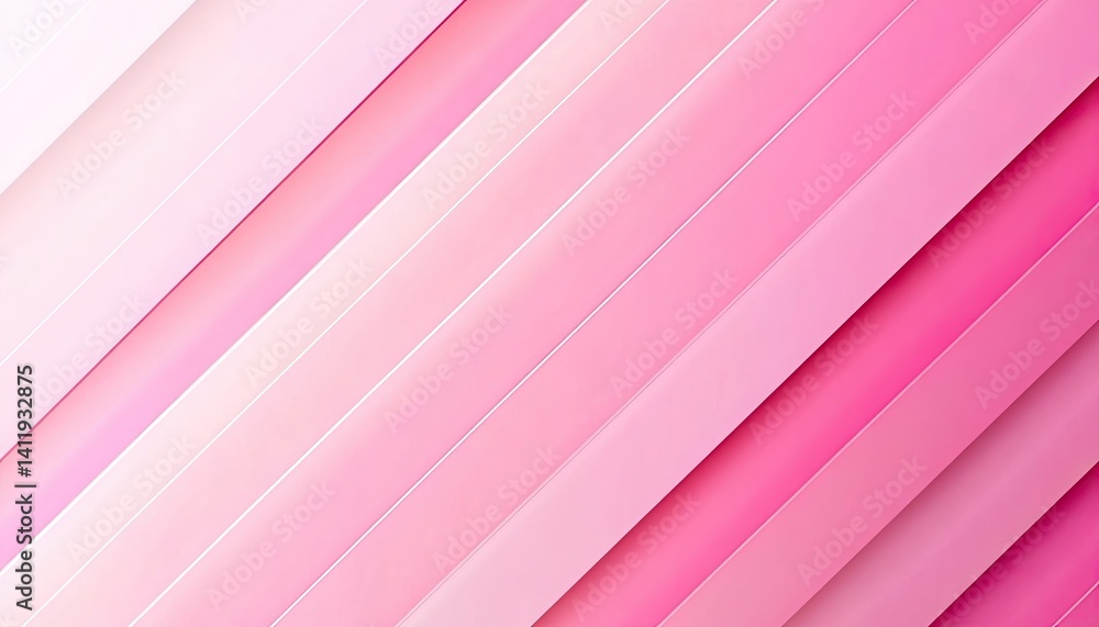 Poster abstract pink geometric background with diagonal gradient stripes pattern design