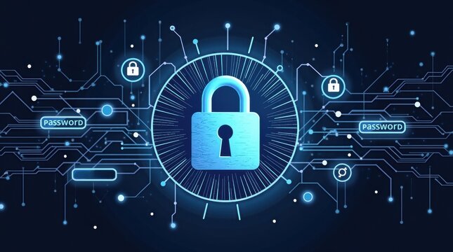 World password day celebration cybersecurity awareness digital space infographic virtual environment secure practices