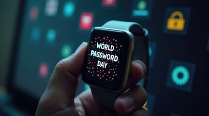 Celebrating world password day secure your digital life online graphic interactive awareness