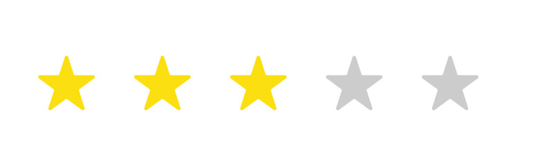 Five stars customer product rating review