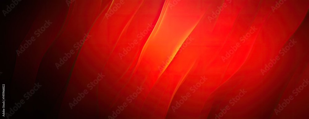 Poster dynamic crimson waves abstract. flowing red gradient background texture image