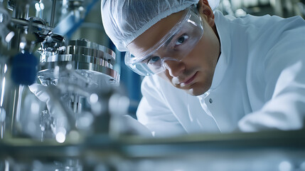 Technician troubleshooting electrical issues with machinery at a lithium processing facility. Featuring electrical troubleshooting