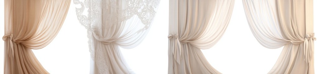Light Beige Sheer Curtains (1)