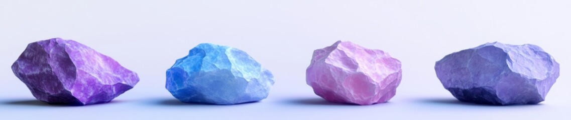 Abstract Colorful Rocks