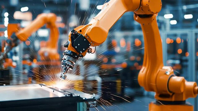 Precision Welding: Automated robotic arms perform intricate welding tasks with precision