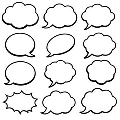 Collection of Speech Bubbles (1)