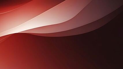 Abstract Red and White Wave Background