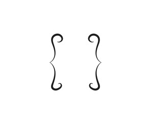 png bracket vector alphabet elegant ornament black curl typography card background print signs creative drawing curly icon art school shape glossy vintage retro calligraphic flat element set