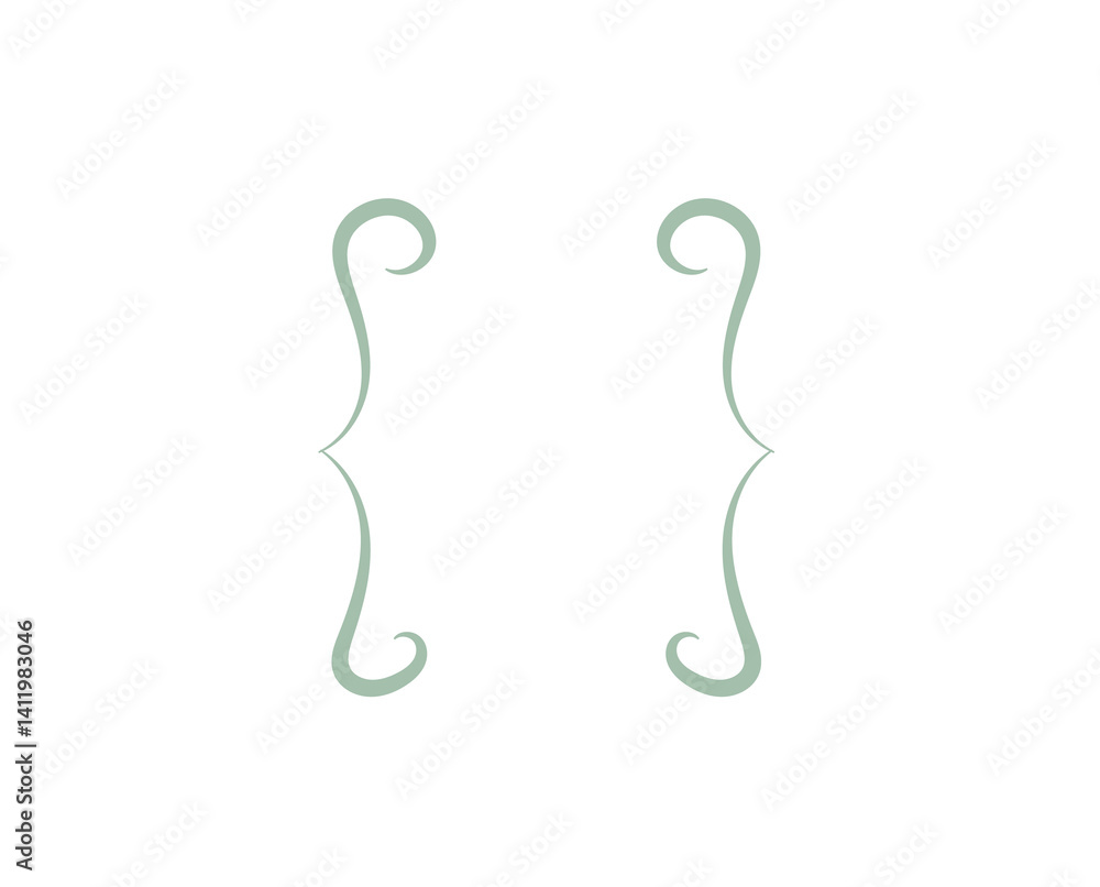 Poster png braces icon label curl art text style creative vintage background curly typography frame alphabe