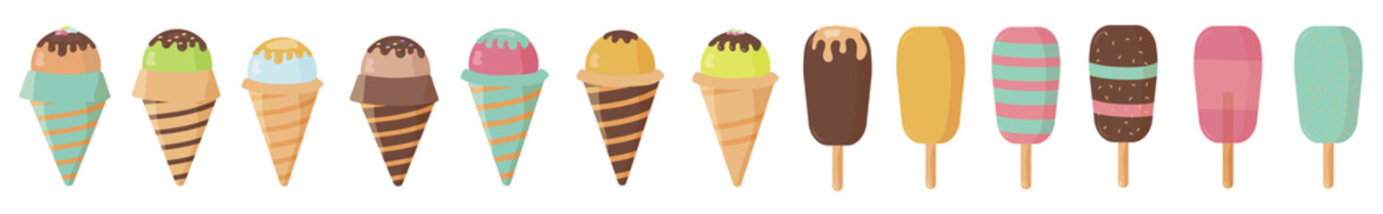 png scoop pink pastel chocolate strawberry cone summer sweet candy icon cute isolated cold background vector dessert ice cream waffle milk food collection design colourful snack love