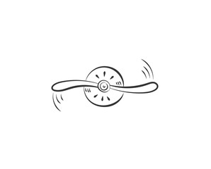 PNG aviation prop picture old aircraft vector technology fly marine silhouette flat plane engine character symbol equipment icon nautical air water propeller fan