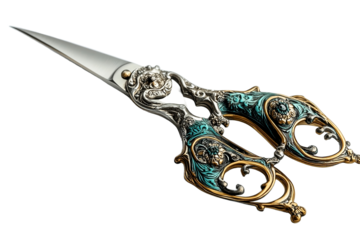 Craft scissors with wavy blade edges