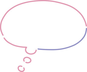 かわいい吹き出しのイラスト素材